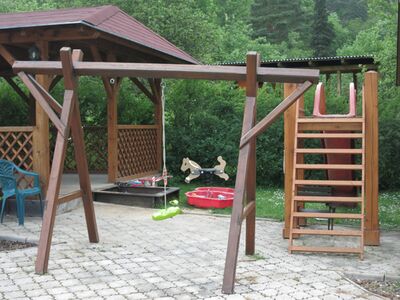 Dětské hřiště | Areál penzionu Kadlcův mlýn